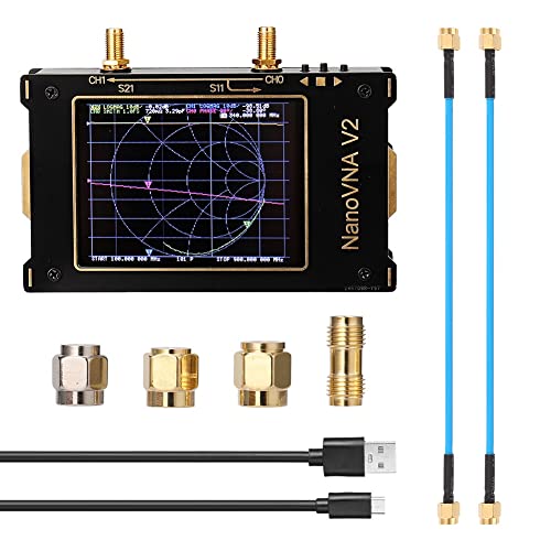 XIDIT 8,1 cm Bildschirm 3G Vektor Netzwerkanalysator S-A-A-2 NanoVNA V2 Antennenanalysator Kurzwelle HF VHF UHF Messen Duplexer Filter Zubehör XIDIT 8,1 cm Bildschirm 3G Vektor Netzwerkanalysator S-A-A-2 NanoVNA V2 Antennenanalysator Kurzwelle HF VHF UHF Messen Duplexer Filter Zubehör von XIDIT