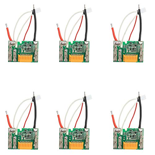 XIDIT Ionen-Batterie-Leiterplatten-Ladeschutz-Leiterplatte für 18 V 3 Ah 6 Ah Bl1830 Bl1815 Bl1845 Bl1860 Bl1850, 6 Stück XIDIT Ionen-Batterie-Leiterplatten-Ladeschutz-Leiterplatte für 18 V 3 Ah 6 Ah Bl1830 Bl1815 Bl1845 Bl1860 Bl1850, 6 Stück von XIDIT