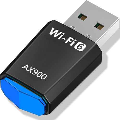 USB WLAN Stick for PC - 900Mbps, WiFi6 Glatter,5.8G 2.4G WLAN Adapter Internet Stick USB 3.0 for Win11/10/7 WLAN von XIEANDKONG