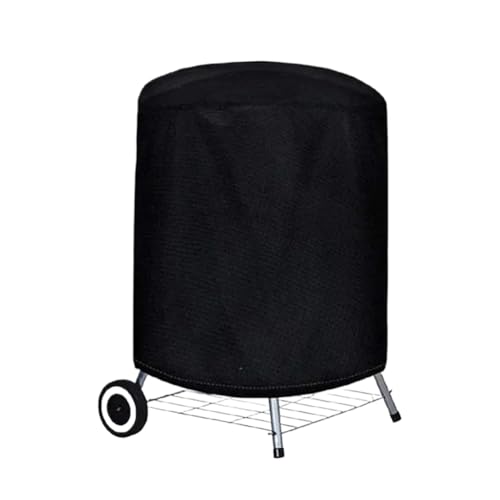 Grillabdeckungen 210D Oxford Tuch BBQ Grill Abdeckung Runde Fall Abdeckungen Outdoor Anti Staub wasserdichte Schutz Ofen Möbel(71x56cm) von XIEHYA