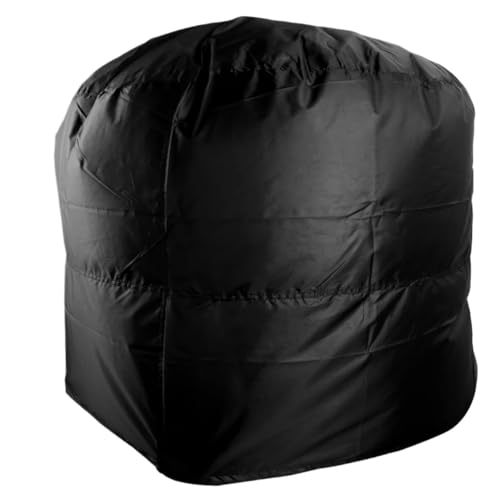 Grillabdeckungen Anti-wasserdichte 77x58cm/80x66x100cm Grillabdeckung Runde BBQ Regenschutz Camping Outdoor(58x77cm) von XIEHYA
