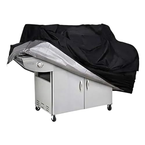 Grillabdeckungen wasserdichte Grillabdeckung Anti Staub BBQ Schutzhülle Holzkohle Elektrogrill Gartengrill Schutz Outdoor Schwarz(145 x 61 x 117cm) von XIEHYA