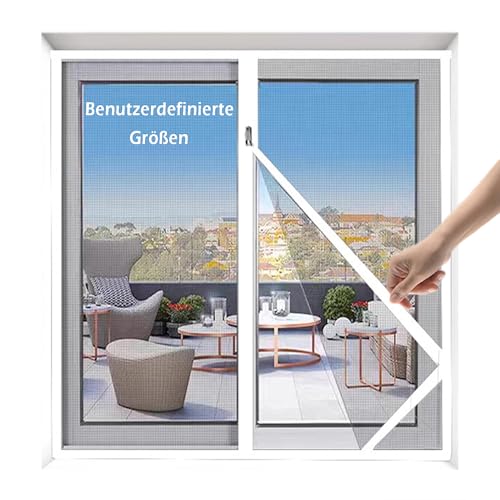 Benutzerdefinierte Katzenschutz Fenster Netz, Selbstklebendes Moskitonetz Fenster,Fliegengitter für Fenster, Insektengitter Fenster Fenster Mesh ohne Bohren von XIEMINLE