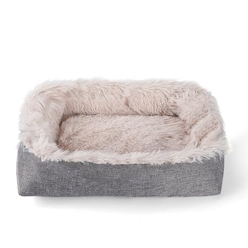 Katzenbetten für den Innenbereich, wärmendes Katzennest, Decke, flauschige Kätzchenmatte, Funktion, 2-in-1-Plüsch-Haustierdecke, waschbar, Haustiermatte, Bettkissen für Welpen und Kätzchen, 91 x 71 cm Katzenbetten für den Innenbereich, wärmendes Katzennest, Decke, flauschige Kätzchenmatte, Funktion, 2-in-1-Plüsch-Haustierdecke, waschbar, Haustiermatte, Bettkissen für Welpen und Kätzchen, 91 x 71 cm von XIEMINLE