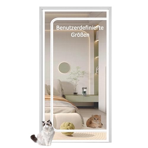 Katzenfeste Netzgittertür, Haustiersichere Fliegengittertür, Insektenschutz Balkontür, Hund Katze Gittertür, Geeignet für Balkontüren Fenstertüren Terrassentüren Katzenfeste Netzgittertür, Haustiersichere Fliegengittertür, Insektenschutz Balkontür, Hund Katze Gittertür, Geeignet für Balkontüren Fenstertüren Terrassentüren von XIEMINLE