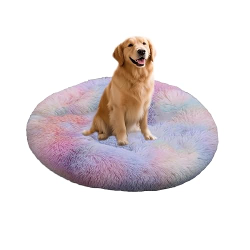 XIEMINLE Donut-Hundebett, rund, wärmend, flauschig, Anti-Angst, Haustiernest für mittelgroße und große Hunde, maschinenwaschbar, Welpenkissen, beruhigende Welpenmatratze mit rutschfester Unterseite XIEMINLE Donut-Hundebett, rund, wärmend, flauschig, Anti-Angst, Haustiernest für mittelgroße und große Hunde, maschinenwaschbar, Welpenkissen, beruhigende Welpenmatratze mit rutschfester Unterseite von XIEMINLE