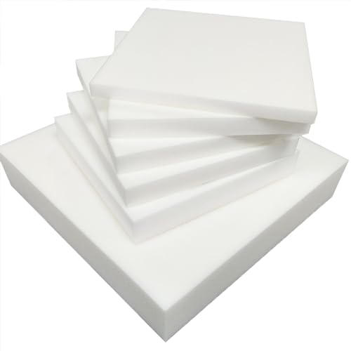 XIEMINLE Hochdichte, feste Schaumstoffpolster, weißer Schaumstoff für Stuhl, Sofas, Fenstersitze, Sessel, Ersatz-Schaumstoffpolsterung für Wohnaccessoires, 5 cm, 130 x 40 cm XIEMINLE Hochdichte, feste Schaumstoffpolster, weißer Schaumstoff für Stuhl, Sofas, Fenstersitze, Sessel, Ersatz-Schaumstoffpolsterung für Wohnaccessoires, 5 cm, 130 x 40 cm von XIEMINLE
