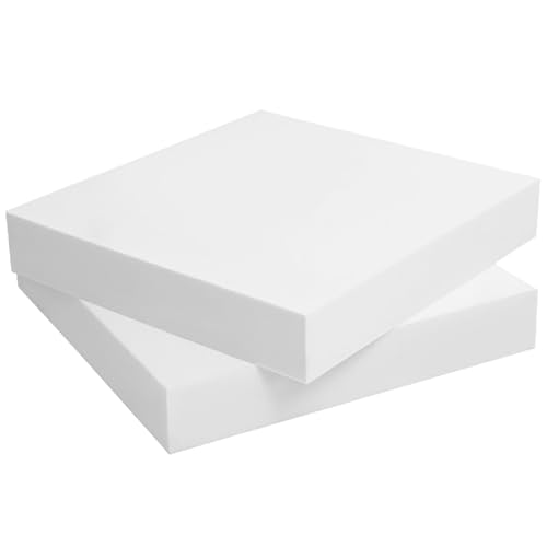 XIEMINLE Hochdichter, fester Schaumstoff, dicker Polsterschaum, Ersatz-Schaumstoffpolsterung, Stuhlpolsterung, perfekt für Kissen, Haustierbett, Fenster, Sitzkissen, Gartenbank, Sofa (dick, 15 cm, 45 von XIEMINLE
