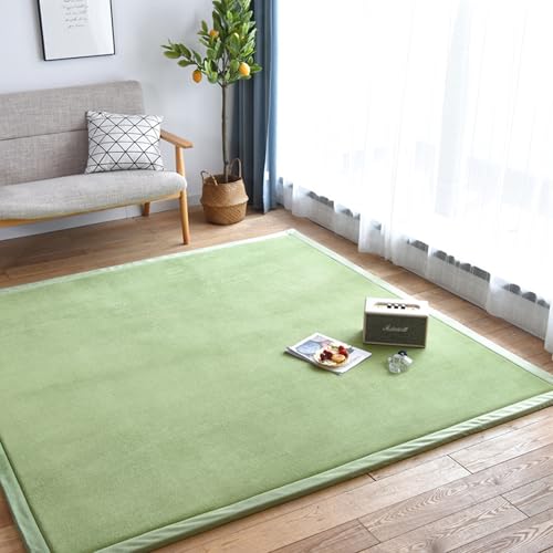 XIEMINLE Wohnzimmer-Teppich, große Teppiche mit rutschfester Unterseite, Heimdekoration, moderner Schlafzimmerteppich, fusselfrei, flauschiger Teppich für Kinderzimmer, Babyzimmer (200 x 280 cm, Grün XIEMINLE Wohnzimmer-Teppich, große Teppiche mit rutschfester Unterseite, Heimdekoration, moderner Schlafzimmerteppich, fusselfrei, flauschiger Teppich für Kinderzimmer, Babyzimmer (200 x 280 cm, Grün von XIEMINLE