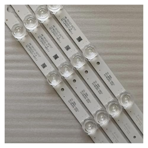 XIESHANG LED-Streifen for 49-Zoll-Fernseher 49HR330M07A0 V3 4C-LB4907-HR01J 4C-LB4907-ZM02J 49A260 49A261 49S2 JL.D49071330-365AS-M_V03(1 TV-4 PCS) von XIESHANG