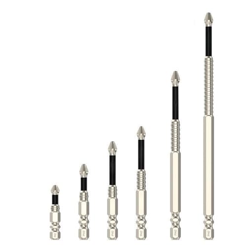 K5 Anti-Rutsch-Bit K5 schlagfester und rutschfester Hochmagnetisches Schraubendreher-Bohrer-Bit-Set Ph2 Schlagmagnet-Kreuzschlitzbohrer Universal-Anti-Rutsch-Magnet-Elektroschrauber-Set K5 Anti-Rutsch-Bit K5 schlagfester und rutschfester Hochmagnetisches Schraubendreher-Bohrer-Bit-Set Ph2 Schlagmagnet-Kreuzschlitzbohrer Universal-Anti-Rutsch-Magnet-Elektroschrauber-Set von XIFUHUI