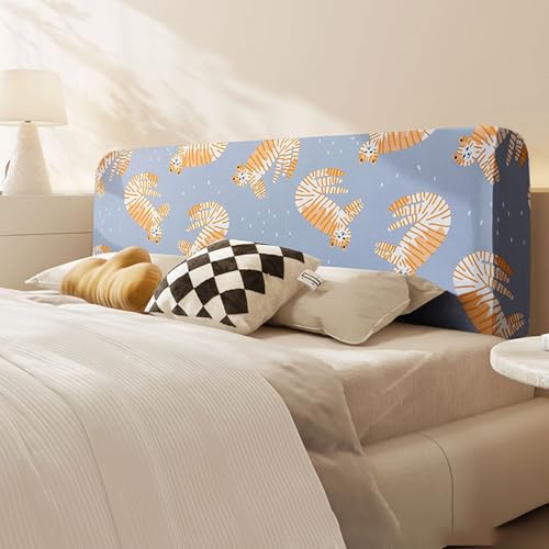 XIFUHUI Bett Kopfteil Abdeckung Staubdichte Stretch Abdeckung All-Inclusive Staubdichte Kopfbedeckungen für Schlafzimmer Dekor von XIFUHUI