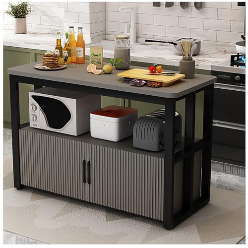 Kücheninsel mit Stauraum, Kaffeebarschrank/Bäckerregale for Küchen; Esszimmermöbelschrank, moderner Sideboard-Buffetschrank for Esszimmer, Badezimmer, Eingangsbereich(B,140x40cm/55.12x15.75in) von XIGOUZIQU
