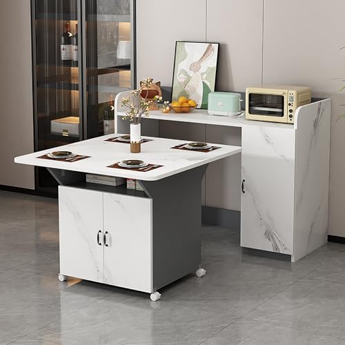 XIGOUZIQU Buffetschrank/Kaffeebars mit Stauraum, Sideboard zur Aufbewahrung von Klapptischen,moderner Konsolentisch for Esszimmer, Wohnzimmer, Eingangsbereich(B) von XIGOUZIQU