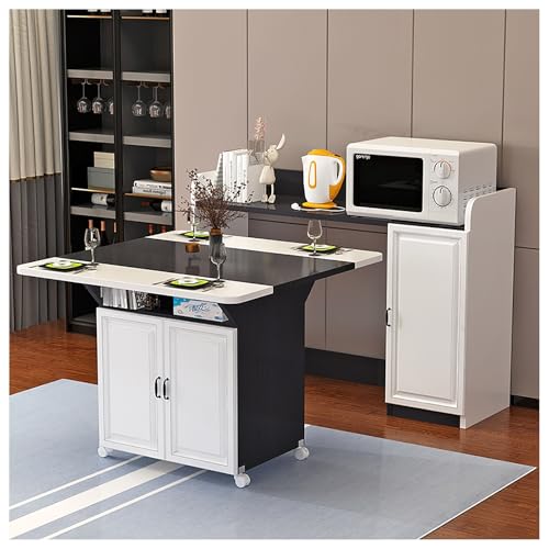 XIGOUZIQU Buffetschrank/Kaffeebars mit Stauraum, Sideboard zur Aufbewahrung von Klapptischen,moderner Konsolentisch for Esszimmer, Wohnzimmer, Eingangsbereich(C) von XIGOUZIQU