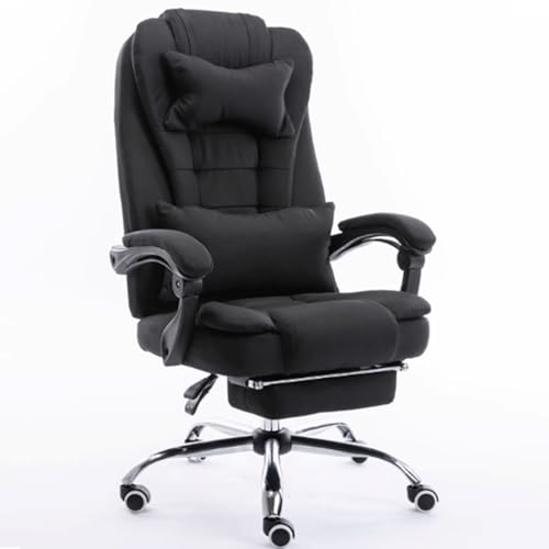 XIGOUZIQU Schreibtischstuhl Bürostuhl Ergonomisch,PC StuhlGaming Stuhl,für gesundes Sitzenmit Lendenwirbelstütze Rückenschonend for Büro Heim Gaming(Black1) von XIGOUZIQU