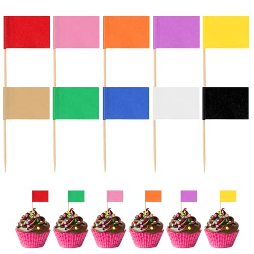 100stk Bunte Blanko Zahnstocher Flaggen, 10 Farben Rechteckige Zahnstocher-Flaggen Einfarbige Zahnstocher-Flaggen Lebensmitteletiketten Zahnstocher-Flaggen Partys Cupcakes Vorspeisen Dekor 100stk Bunte Blanko Zahnstocher Flaggen, 10 Farben Rechteckige Zahnstocher-Flaggen Einfarbige Zahnstocher-Flaggen Lebensmitteletiketten Zahnstocher-Flaggen Partys Cupcakes Vorspeisen Dekor von XIHIRCD