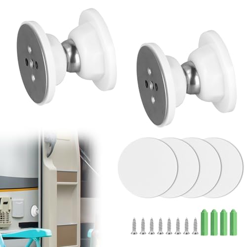 2 Stück RV-Türriegel, Magnetischer RV Door Holder Wohnmobil-Türstopper Wohnmobil-Türhalter, Starker Magnetischer Gepäcktürverschluss für Wohnmobile Reiseanhänger (Weiß) von XIHIRCD