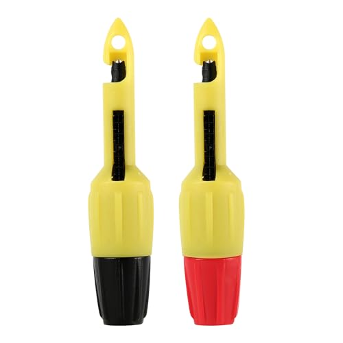 2stk drahtstechsonde, Drahtsonden Set Isolations Draht Piercing Sonde Piercing Clip für Tp81 Multimeter Draht Piercing Werkzeug für Spannungs Voltmeter Thermometer Tests (2 mm) von XIHIRCD