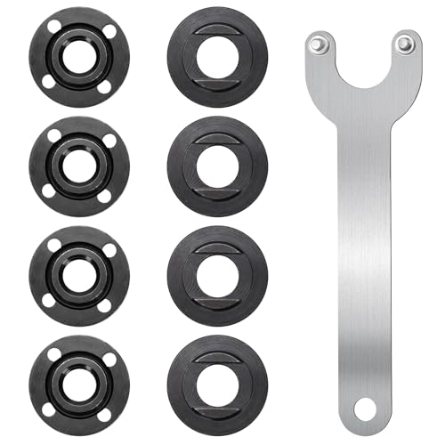 9 Stück Schleifer Flansch, 1,59 cm -11 Winkelschleifer-Adapter Winkelschleifer-Muttern Winkelschleifer-Schraubenschlüssel Winkelschleifer-Aufsätze Kompatibel mit Dewalt Milwaukee Makita 9 Stück Schleifer Flansch, 1,59 cm -11 Winkelschleifer-Adapter Winkelschleifer-Muttern Winkelschleifer-Schraubenschlüssel Winkelschleifer-Aufsätze Kompatibel mit Dewalt Milwaukee Makita von XIHIRCD