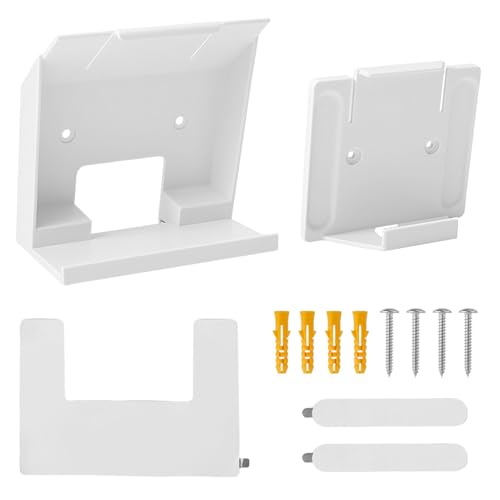 Router-Halterung Und Netzteil-Halterung für Starlink, ABS-Wandmontage-Kit für Starlink Gen 3 & V3 Router-Zubehör für Star Link Internet Kit Satellitensignal-Montage-Kit von XIHIRCD