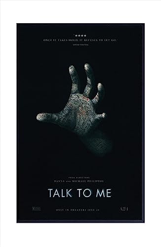 Kerry Dober Horror Talk to Me Filmposter, coole Wanddekoration, Kunstdruck, Poster für Raumästhetik, mattes Leinwand-Poster, rahmenloses Geschenk, 28 x 43 cm von XIHOO