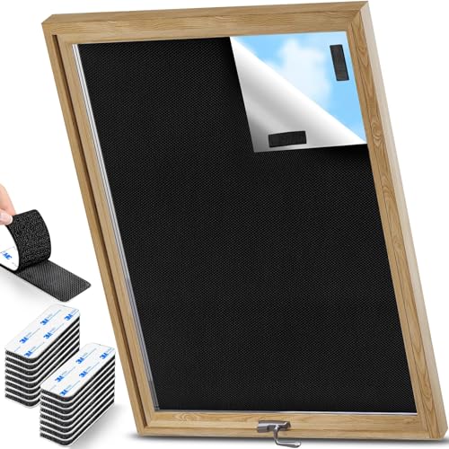 Dachfenster Verdunkelung,Dachfenster Verdunklungsrollo 100% Lichtundurchlässig Fenster Verdunkelung Tragbare Reise dachfensterrollos 100 * 148CM Sonnenschutz für Fenster Ohne Bohren von XIHUAN