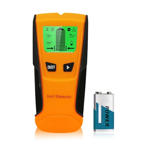 Stud Finder Wall Scanner - 5 in 1 Elektronischer Wandbolzendetektor Sensor mit LCD-Display & Audio-Alarm, Center Finding Beam Scanner für Holz, Metall, AC Draht, Kabel und Balken Stud Finder Wall Scanner - 5 in 1 Elektronischer Wandbolzendetektor Sensor mit LCD-Display & Audio-Alarm, Center Finding Beam Scanner für Holz, Metall, AC Draht, Kabel und Balken von XIHXWL