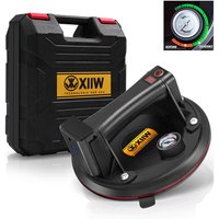 8'' Saugheber mit 2600mAh Akku Elektrisch Glassauger Glasheber Vakuumheber Sauggriff, lcd Display, Vakuum Starker Saugnapf,Max 300KG, für schweres von XIIW