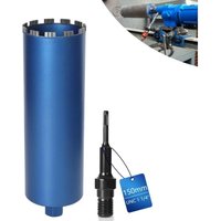 Diamantbohrkrone Kernbohrer für Kernbohrgerät mit Turbo, 1 1/4", Ø 150mm, SDS Plus, Gesamtlänge 460 mm, Nass Trocken Dosenbohrer Diamant Bohrkrone Diamantbohrkrone Kernbohrer für Kernbohrgerät mit Turbo, 1 1/4", Ø 150mm, SDS Plus, Gesamtlänge 460 mm, Nass Trocken Dosenbohrer Diamant Bohrkrone von XIIW
