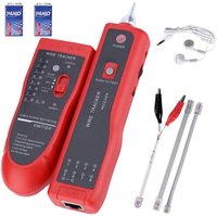 Xiiw - Kabelfinder Kabeltester Leitungssucher Telefon RJ45 RJ11 LAN-Kabel, Draht Verfolger lan Netzwerk Kabelsucher Wire Tracker Leitungsdetektor von XIIW