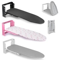 Bügelbrett Klappbar mit Wandmontage ist höhenverstellbar, Ironing Board mit Abnehmbarem hitzebeständigem Platzsparende Bügelbretter für Wäschereien von XIIW