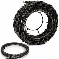 Xiiw - Federspirale Rohrreinigungsspiralen Set (4 Stück je 4.8m: ø 16 mm + 2.5m: Ø16mm, Gesamtlänge 20m, Rohrbreite: ø 30-100 mm) für von XIIW