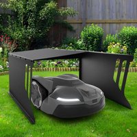 Xiiw - Stahl Mähroboter Garage Dach Carport Überdachung Unterstand für Rasenmäher Rasenroboter, Sonnen- und Regenschutz, Rostfrei, Automower Garten von XIIW