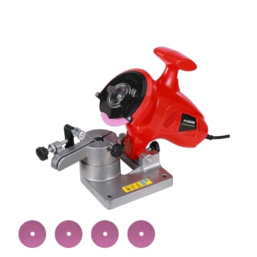 XILANSHMAO 250W Elektrischer Kettenschärfer, tragbare Tischschleifmaschine Kettenschärfer 110V/220V, professioneller Kettenschleifer für 11,5–22 Zoll Ketten A4 von XILANSHMAO