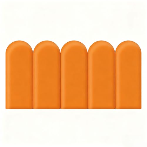 XILANSHMAO 3D Wandpaneele Peel and Stick wasserdichte PU-Tapete gepolsterte Kopfteil-Wandplatte Anti-Kollisions-Wandaufkleber einfache Installation für Wohnzimmer Schlafzimmer Orange 60CM/23.62IN XILANSHMAO 3D Wandpaneele Peel and Stick wasserdichte PU-Tapete gepolsterte Kopfteil-Wandplatte Anti-Kollisions-Wandaufkleber einfache Installation für Wohnzimmer Schlafzimmer Orange 60CM/23.62IN von XILANSHMAO