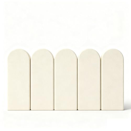 XILANSHMAO 3D Wandpaneele Peel and Stick wasserdichte PU-Tapete gepolsterte Kopfteil-Wandplatte Anti-Kollisions-Wandaufkleber einfache Installation für Wohnzimmer Schlafzimmer White 50CM/19.67IN XILANSHMAO 3D Wandpaneele Peel and Stick wasserdichte PU-Tapete gepolsterte Kopfteil-Wandplatte Anti-Kollisions-Wandaufkleber einfache Installation für Wohnzimmer Schlafzimmer White 50CM/19.67IN von XILANSHMAO