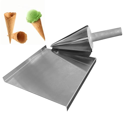 XILANSHMAO Eiswaffeltüten-Roller, antihaftbeschichtetes Waffeltüten-Formwerkzeug, Edelstahlform mit klarer Textur und glatter Oberfläche, für Restaurants, Haushaltsküchen und Bäckereien von XILANSHMAO