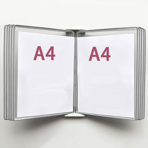 XILANSHMAO Organizer-Board A4 Poster-Flip-Book Display Rack Wandmontierter transparenter Lose-Blatt-Seitenständer für Kataloge und Dokumente Ideal für Büros und öffentliche Räume C 20 (wallmounted) XILANSHMAO Organizer-Board A4 Poster-Flip-Book Display Rack Wandmontierter transparenter Lose-Blatt-Seitenständer für Kataloge und Dokumente Ideal für Büros und öffentliche Räume C 20 (wallmounted) von XILANSHMAO