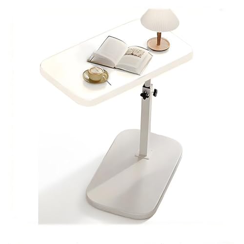 XILANSHMAO Verstellbarer Kleiner Beistelltisch für Sofa mit Hebeplatte und 360 Grad drehbarem Tablett platzsparender Sofatisch Beistelltisch für Wohnzimmer Schlafzimmer Wohnung Büro Type A von XILANSHMAO