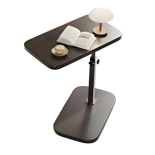 XILANSHMAO Verstellbarer Kleiner Beistelltisch für Sofa mit Hebeplatte und 360 Grad drehbarem Tablett platzsparender Sofatisch Beistelltisch für Wohnzimmer Schlafzimmer Wohnung Büro Type C von XILANSHMAO
