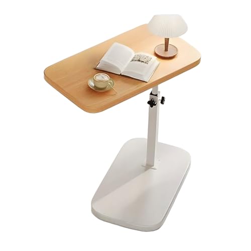 XILANSHMAO Verstellbarer Kleiner Beistelltisch für Sofa mit Hebeplatte und 360 Grad drehbarem Tablett platzsparender Sofatisch Beistelltisch für Wohnzimmer Schlafzimmer Wohnung Büro Type D von XILANSHMAO