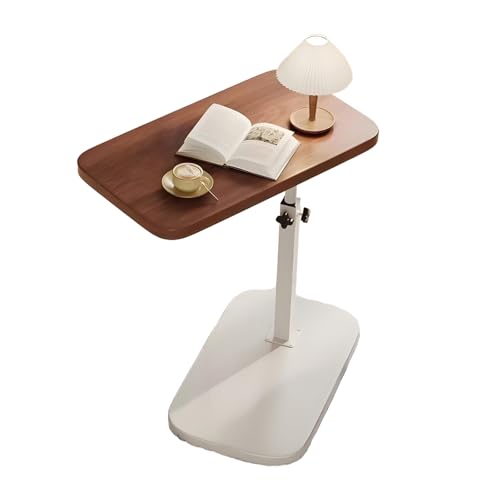 XILANSHMAO Verstellbarer Kleiner Beistelltisch für Sofa mit Hebeplatte und 360 Grad drehbarem Tablett platzsparender Sofatisch Beistelltisch für Wohnzimmer Schlafzimmer Wohnung Büro Type F von XILANSHMAO