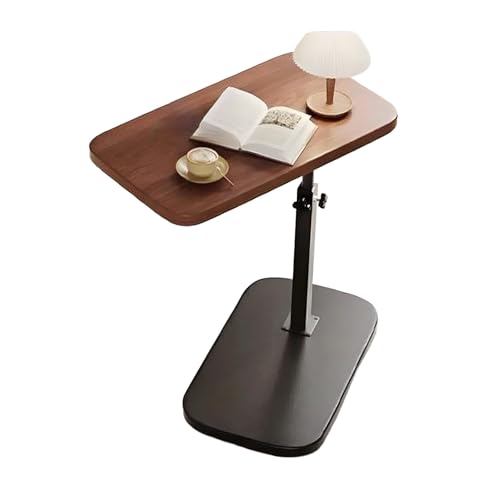 XILANSHMAO Verstellbarer Kleiner Beistelltisch für Sofa mit Hebeplatte und 360 Grad drehbarem Tablett platzsparender Sofatisch Beistelltisch für Wohnzimmer Schlafzimmer Wohnung Büro Type G von XILANSHMAO