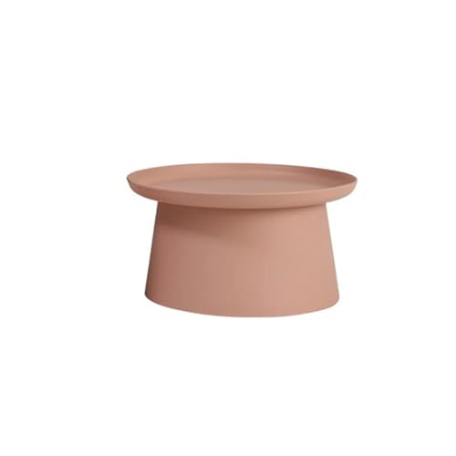 XILIN-1987 Beistelltisch Home Couchtisch Wohnzimmer Home Small Wohnung Runde Nordic Modern Minimalistische kleine Tischkombination Couchtisch (Color : Pink, Size : Large) von XILIN-1987