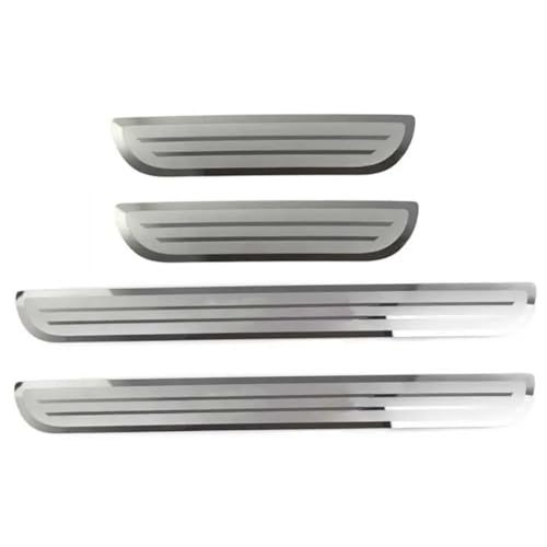 XILUOWUDI 4 Stück Auto Einstiegsleisten Schutz, Edelstahl Material Türschweller Aufkleber für Nissan X-Trail T33 2021-2022 2023, Schutzstreifen Anti-Kratz Autotür Zubehör XILUOWUDI 4 Stück Auto Einstiegsleisten Schutz, Edelstahl Material Türschweller Aufkleber für Nissan X-Trail T33 2021-2022 2023, Schutzstreifen Anti-Kratz Autotür Zubehör von XILUOWUDI