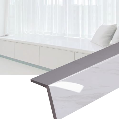XILYZMO Fensterbank Innen Kunststoff, PVC-Verbundplatte Fensterbankabdeckung, Schneidbar Fensterbank Ersatzplatte, Verbreiterung Vorsprungsabdeckung XILYZMO Fensterbank Innen Kunststoff, PVC-Verbundplatte Fensterbankabdeckung, Schneidbar Fensterbank Ersatzplatte, Verbreiterung Vorsprungsabdeckung von XILYZMO