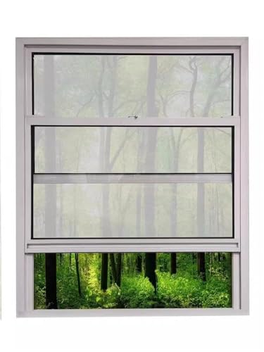 XILYZMO Schiebefenster Kippfenster, Mobiles Heimfenster, Isoliertes Kippfenster Mit Aluminiumrahmen, Horizontales Schiebefenster Mit Gehärtetem Glas Für Restaurant-Badezimmer(85X90CM) von XILYZMO