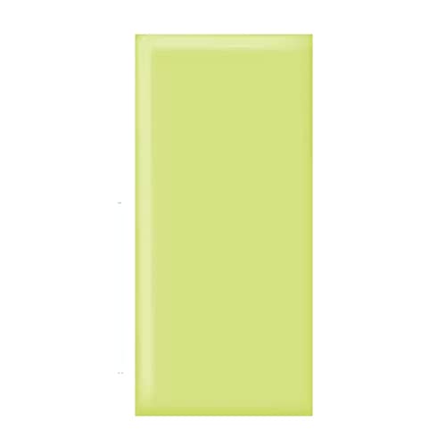 XILYZMO Stoßfeste Weiche Wandkissen, 3D-Wandpaneele, Selbstklebende wasserdichte Dekorative Wandpaneele, Leder Umwickelt Dekorative Wandverkleidungen Zimmer Kopfteil (Farbe : Hellgrün, Größe : 30x60 von XILYZMO