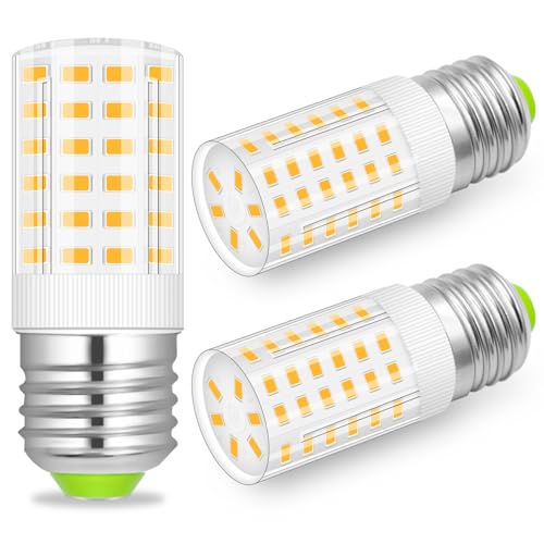 E27 LED Mais Glühbirnen,7W E27 Led Birnen 1000LM ersatz 70W Glühlampe, Warmweiß 3000K Energiesparlampe E27 LED Lampe Maiskolben Kleine Kerze Leuchtmittel Nicht Dimmbar,AC100V-265V,3er-Pack (Warmweiß) von XIMNCHNI